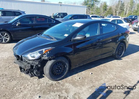 2016 Hyundai Elantra Se from USA, damaged, VIN KMHDH4AE9GU647152